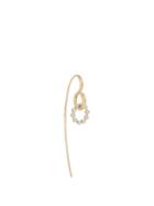 Charlotte Chesnais Swing Hook Diamond, White & Yellow-gold Earring