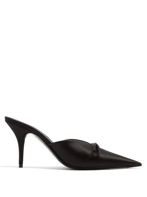 Matchesfashion.com Balenciaga - Knife Mules - Womens - Black