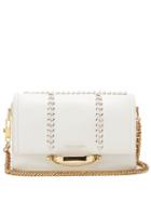 Matchesfashion.com Alexander Mcqueen - The Story Whipstitched Leather Shoulder Bag - Womens - White