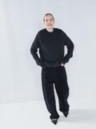 Raey - Crew Neck Wool And Cashmere-blend Ribbed Jumper - Womens - Charcoal