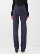 Victoria Beckham - Julia High-rise Straight-leg Jeans - Womens - Dark Denim