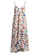 Borgo De Nor Anais Surrealist-print Cotton And Silk-blend Dress