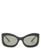 Matchesfashion.com The Row - X Oliver Peoples Edina Acetate Sunglasses - Womens - Black