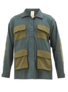 Matchesfashion.com Marrakshi Life - Cargo-pocket Cotton-blend Jacket - Mens - Green