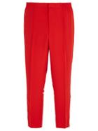 Matchesfashion.com Alexander Mcqueen - Zip Hem Track Pants - Mens - Red