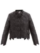 Cecilie Bahnsen - Jacqueline Floral-matelass Jacket - Womens - Black
