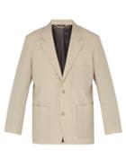 Matchesfashion.com Lemaire - Single Breasted Wool Blazer - Mens - Light Grey