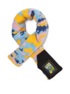 Matchesfashion.com Eye/loewe/nature - Logo-patch Padded Camouflage-fleece Scarf - Mens - Multi