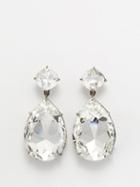 Alexander Mcqueen - Crystal-embellished Drop Earrings - Womens - Crystal Multi