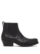Matchesfashion.com Our Legacy - Cuban-heel Leather Boots - Mens - Black