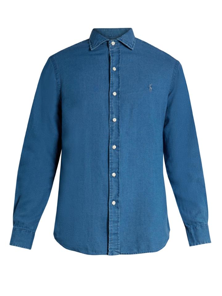 Polo Ralph Lauren Logo-embroidered Denim Shirt