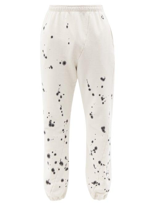 Noma T.d - Twisted-seam Dyed Cotton-jersey Track Pants - Mens - White