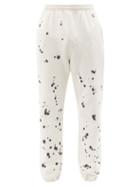 Noma T.d - Twisted-seam Dyed Cotton-jersey Track Pants - Mens - White