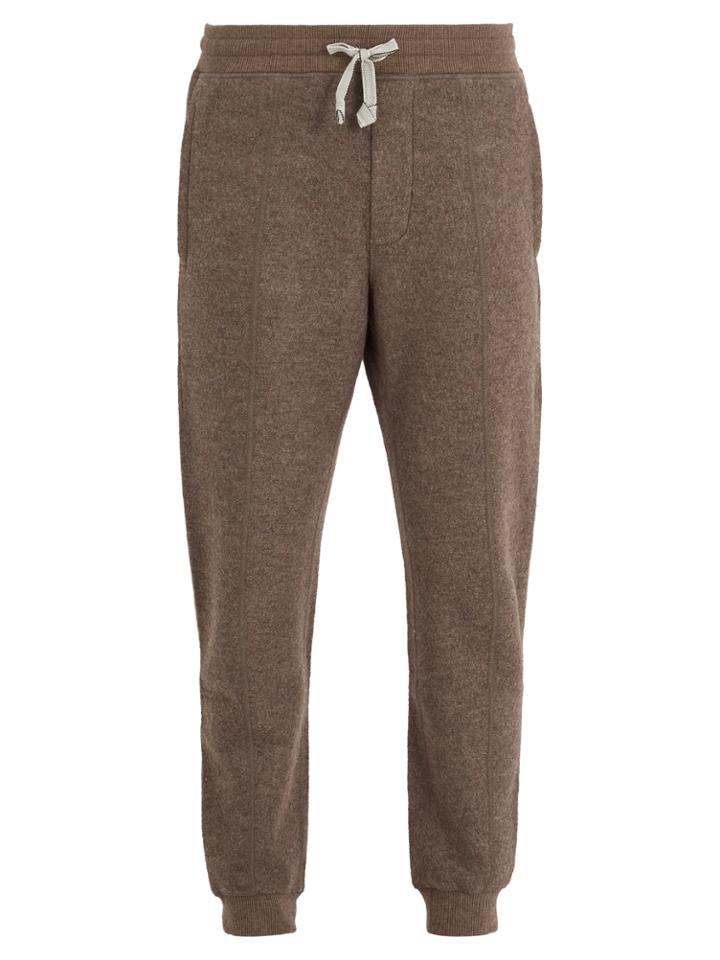 Adidas Originals By Wings + Horns Drawstring-waist Boucl-knit Track Pants