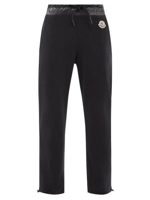 Moncler - Born To Protect Recycled-jersey Track Pants - Womens - Black