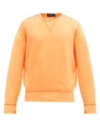 Matchesfashion.com Polo Ralph Lauren - Logo-embroidered Cotton-blend Jersey Sweatshirt - Mens - Orange