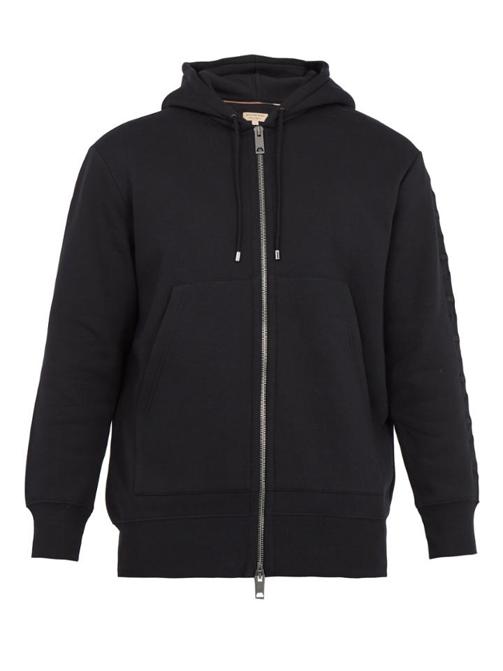 Burberry Lestford Cotton-jersey Hooded Sweatshirt