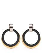Marni Double-hoop Drop Clip-on Earrings