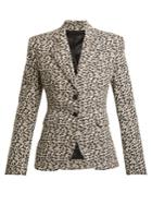 Eckhaus Latta Floral-print Wool-blend Corduroy Blazer