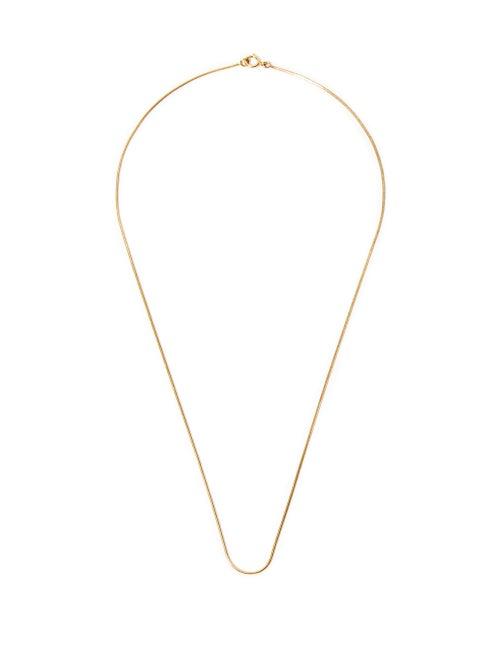 Matchesfashion.com Fernando Jorge - Thin 18kt Gold Snake-chain Necklace - Mens - Yellow Gold