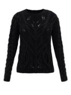 Matchesfashion.com Gabriela Hearst - Kyvat Cable-knit Cashmere Sweater - Womens - Black