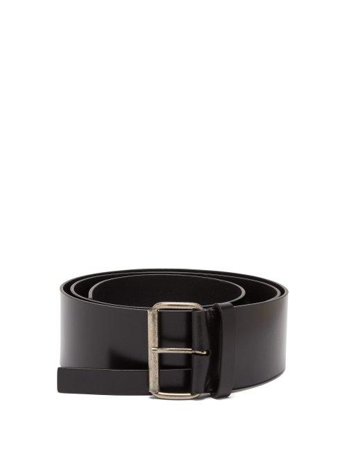 Matchesfashion.com Ann Demeulemeester - Kenya Double Leather Belt - Womens - Black