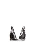 Norma Kamali 17 Banded Striped Bikini Top