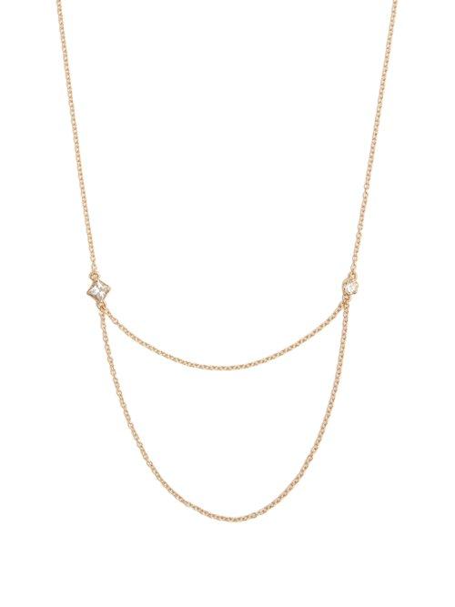 Matchesfashion.com Loren Stewart - Sapphire & Yellow Gold Choker - Womens - Gold