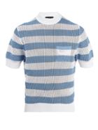 Prada Striped Cotton T-shirt