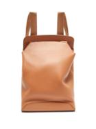 Matchesfashion.com The Row - Moulded Leather Backpack - Womens - Coral