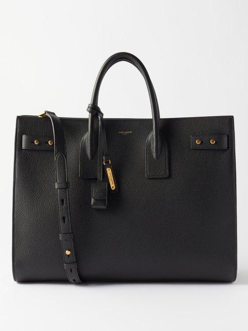 Saint Laurent - Sac De Jour Grained-leather Cross-body Bag - Mens - Black