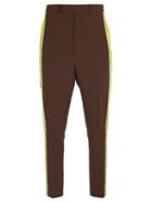 Matchesfashion.com Rick Owens - Astaires Cropped Tailored Trousers - Mens - Brown Multi