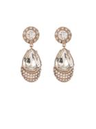Matchesfashion.com Givenchy - Victorian Style Magnetic Earrings - Womens - Crystal