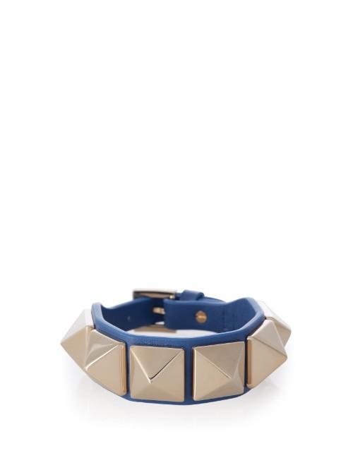 Valentino Rockstud Large Leather Bracelet