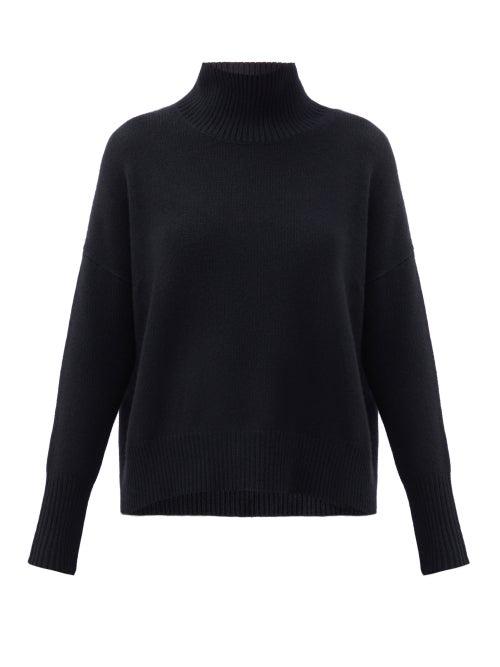 Matchesfashion.com Lisa Yang - Heidi High-neck Cashmere Sweater - Womens - Black