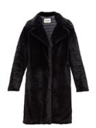 Matchesfashion.com Herno - Padded Faux Fur Coat - Womens - Black