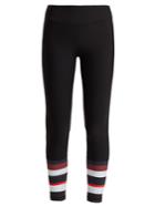 The Upside Mid-rise Striped-cuff Leggings