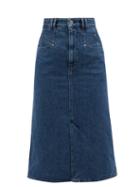 Isabel Marant - Dipoma Denim Pencil Skirt - Womens - Denim