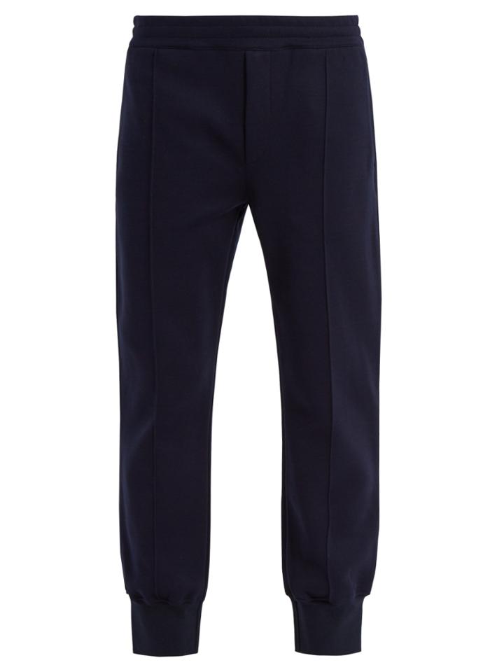 Alexander Mcqueen Tapered Cotton-blend Track Pants