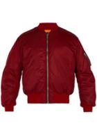 Matchesfashion.com Calvin Klein 205w39nyc - Embroidered Padded Bomber Jacket - Mens - Red