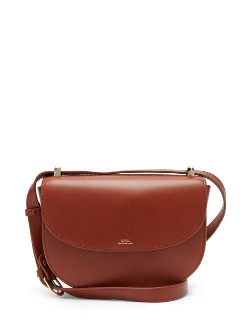 Matchesfashion.com A.p.c. - Genve Cross-body Smooth-leather Bag - Womens - Tan