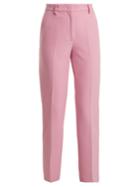 Msgm Mid-rise Crepe Trousers