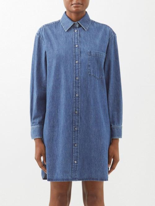 Weekend Max Mara - Fatto Shirt Dress - Womens - Navy