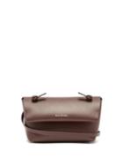 Acne Studios - Alexandria Knotted-strap Leather Cross-body Bag - Womens - Dark Brown