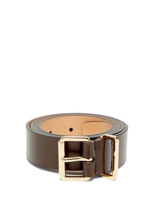 Matchesfashion.com Dsquared2 - Logo-debossed Leather Belt - Mens - Brown