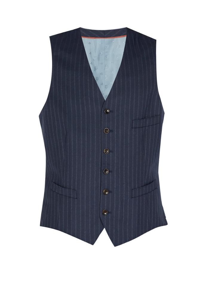 Gucci Striped Wool Waistcoat