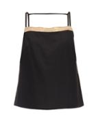 Zeus + Dione Jacquard-trimmed Silk-crepe Cami Top