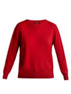 Matchesfashion.com Weekend Max Mara - Boat Neck Sweater - Womens - Burgundy