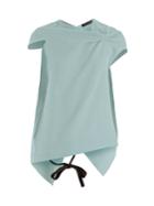 Roland Mouret Eugene Wool-crepe Top