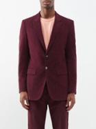Gabriela Hearst - Irving Cotton-corduroy Suit Jacket - Mens - Red
